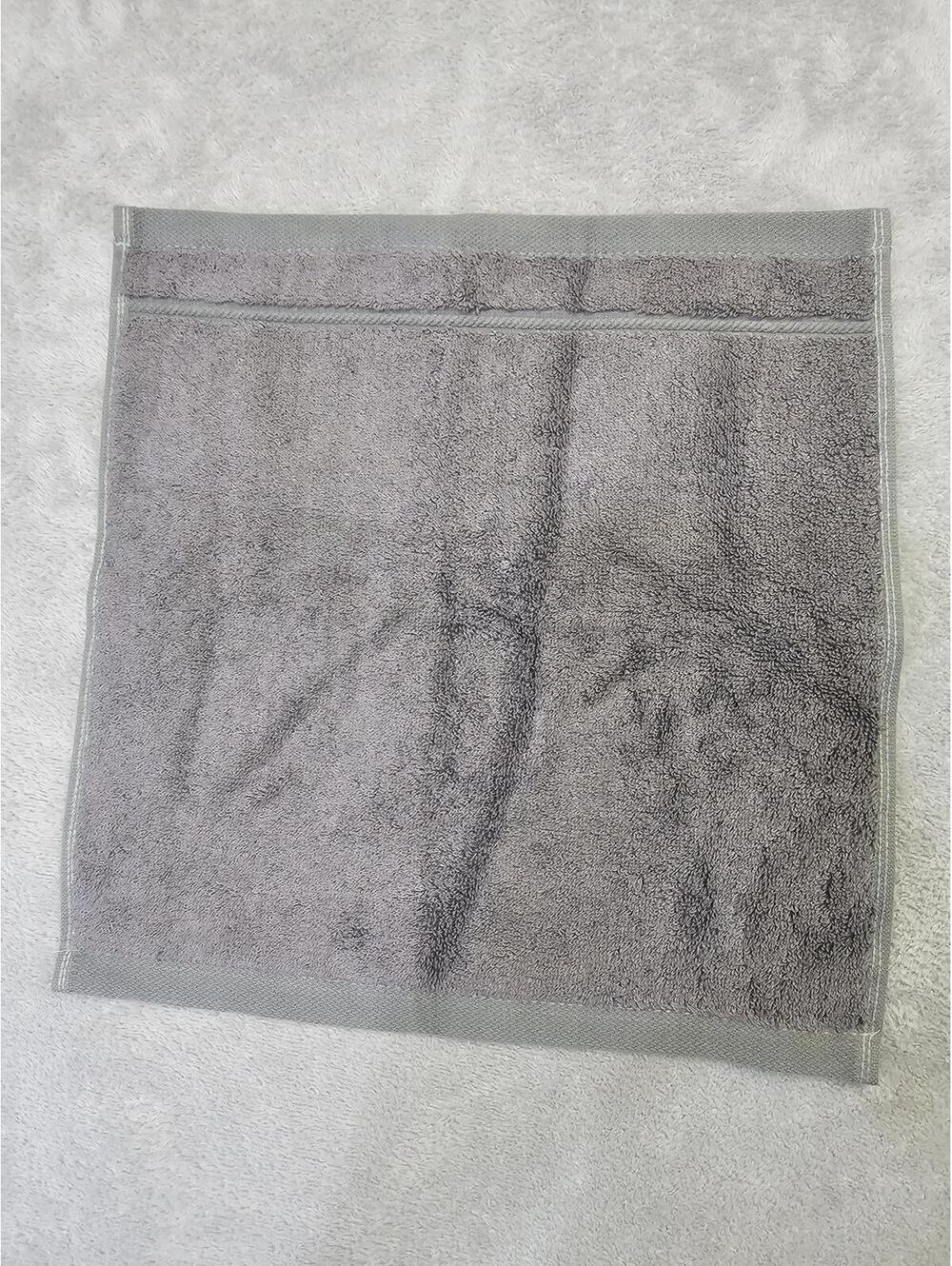 lot of 2 Casaluna plus spa washcloth 13in x 13in metal gray